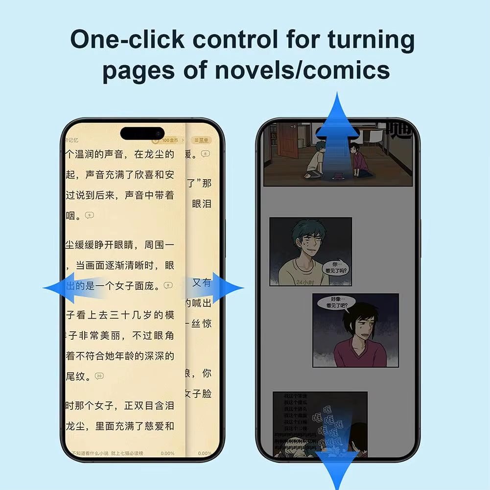 Wireless Fingertip Remote Control Ring Blue Tooth Scroller Page Turner Clicker for Mobile Phone Selfie Button Mobile Controller