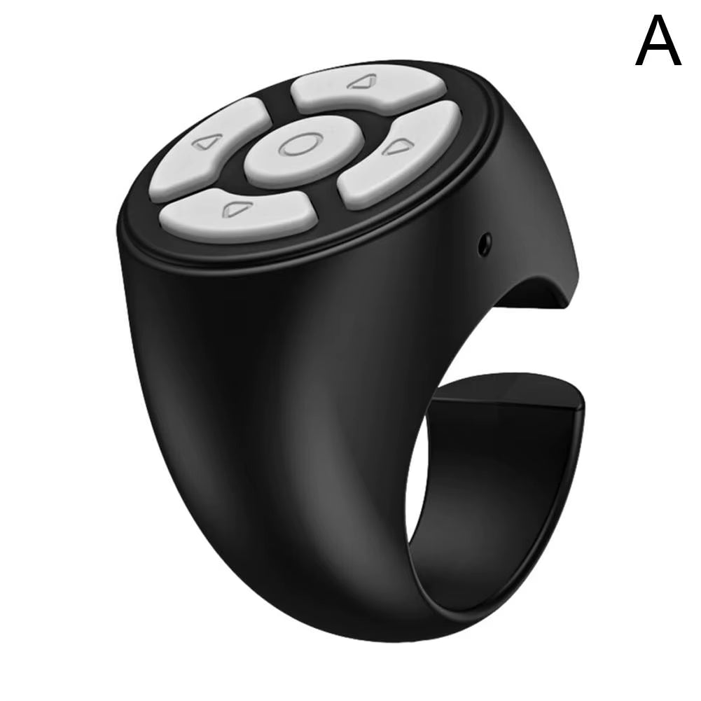 Wireless Fingertip Remote Control Ring Blue Tooth Scroller Page Turner Clicker for Mobile Phone Selfie Button Mobile Controller