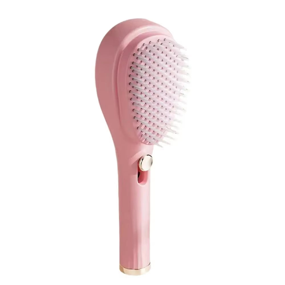 Portable Self-Cleaning Hair Brush Anti-Static Scalp Massage Comb Magic Retractable Hair Comb Detangling Brush Salon Styling Tool